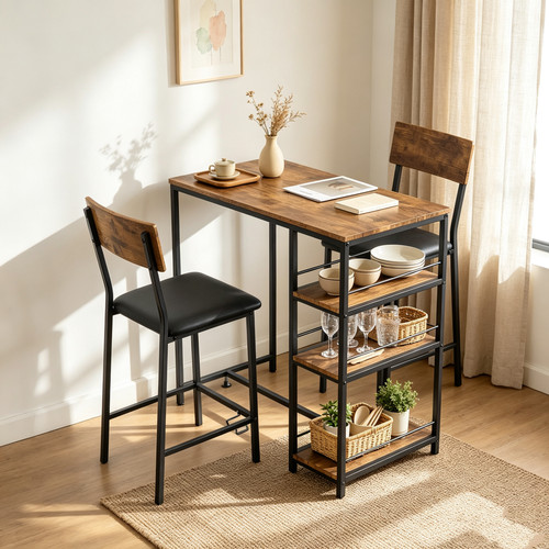 Bar table and stool - table, set