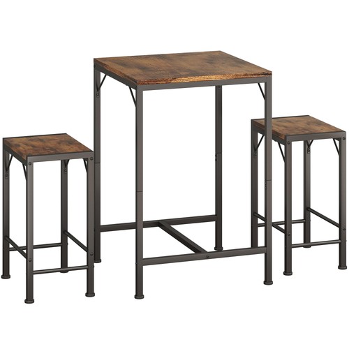 Bar table and chairs - table,