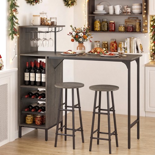 3pcs bar table and chairs - bar,
