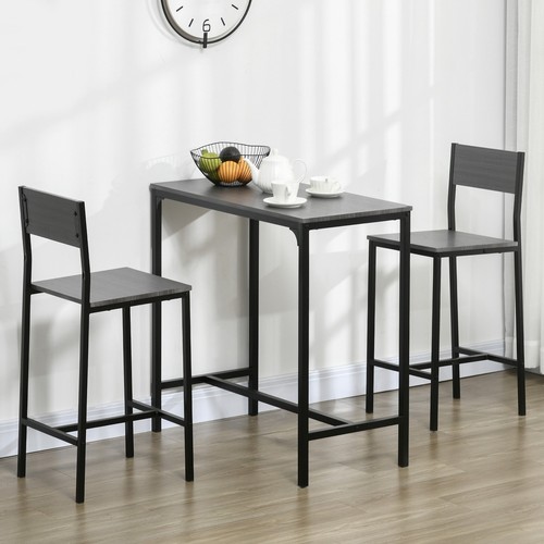 Bar table and chairs - table,