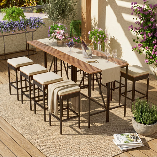 Piece acacia wood - 10-piece,