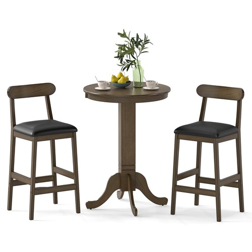 3pcs wood bar table - 3pcs,