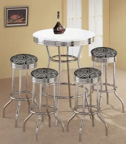 White chrome bar - chrome, w