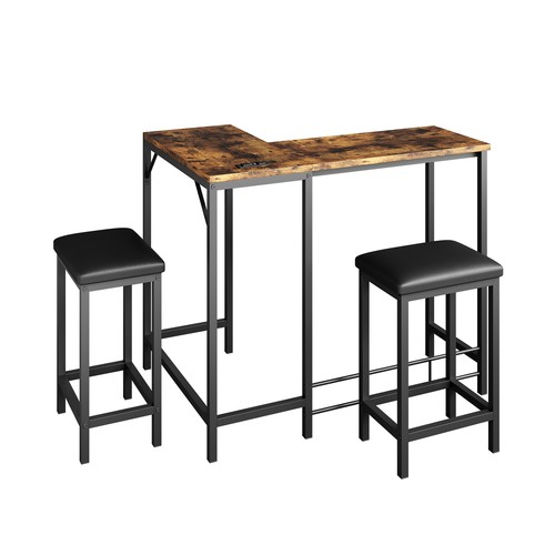 Shaped dining set - l-shaped,